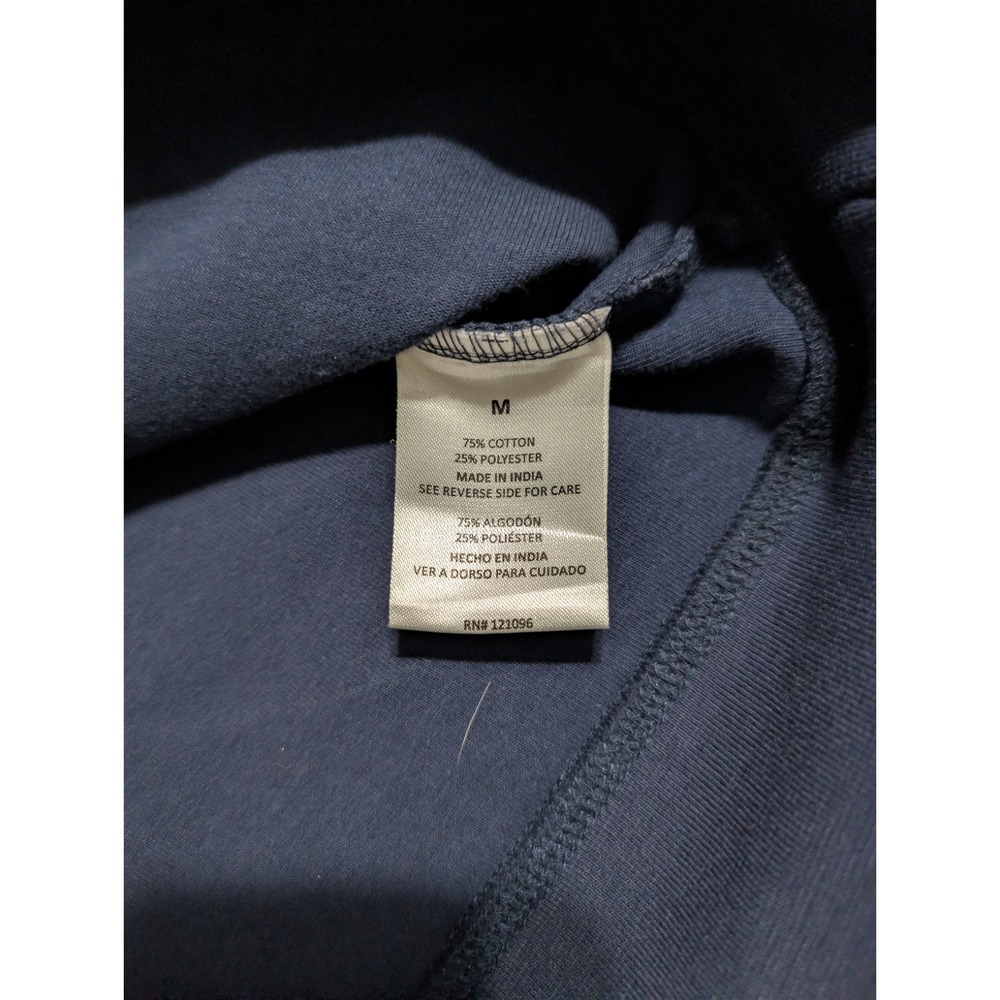 Copper & Oak 1/4 Zip Pullover Mens M Navy Fleece Casual Sweatshirt‎ - Picture 6 of 10